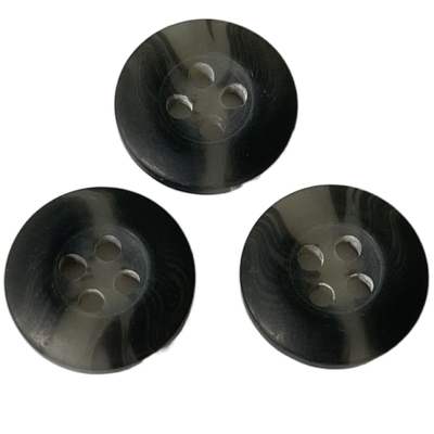 falsa prendas de vestir exteriores de la chaqueta de Grey Color Use On Coat de los botones de cuerno de 14m m