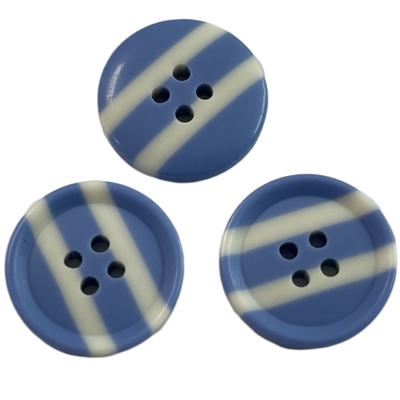 4 Hole Two Color Combo Shirt Buttons With 22L For Shirt Blouses