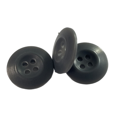 La ronda de Grey Color Melamine Buttons In 30L forma los uniformes de Matt Finished Using On Military