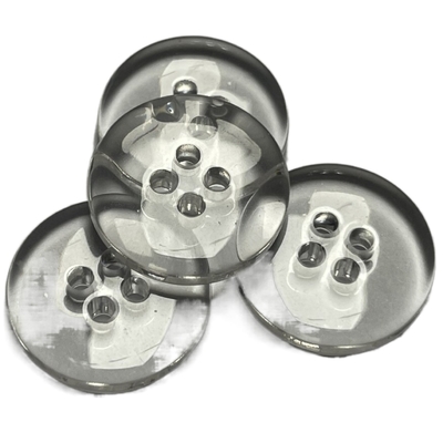 El plástico transparente del agujero del diseño 24L 4 abotona el aceite doble del hockey shinny del espray de la cara para la ropa