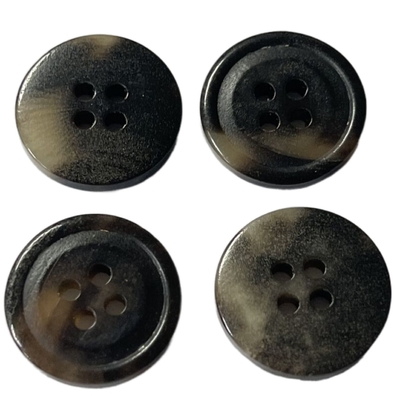 5/8&quot; agujeros falsos del botón de cuerno 4 suéter de la capa de S de poco Rim Using For Women '