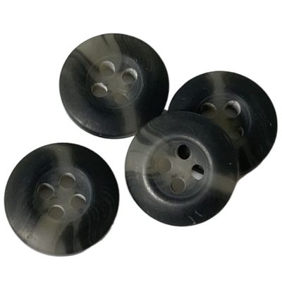falsa prendas de vestir exteriores de la chaqueta de Grey Color Use On Coat de los botones de cuerno de 14m m