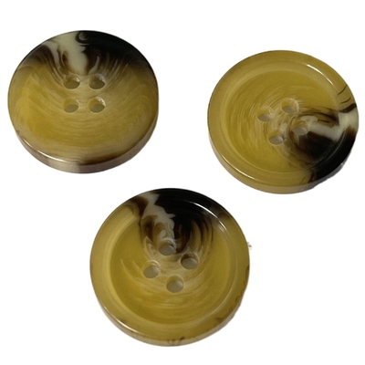 El ODM Rim Yellow Color Fake Horn abotona el accesorio de la ropa 30L
