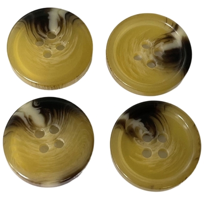 El ODM Rim Yellow Color Fake Horn abotona el accesorio de la ropa 30L