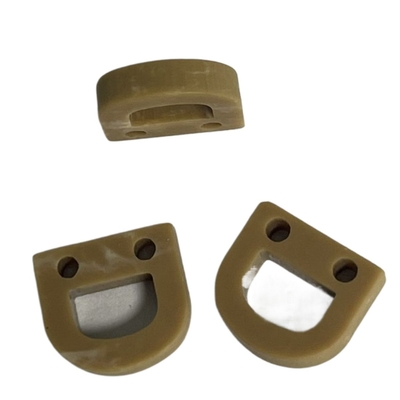 Botones de forma de sonrisa con 3 agujeros de uso en camisa de costura de bricolaje 16L